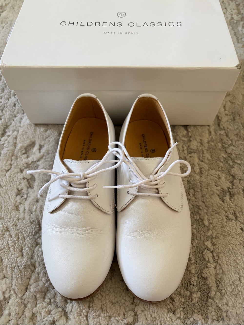 Childrens White Dress Shoes